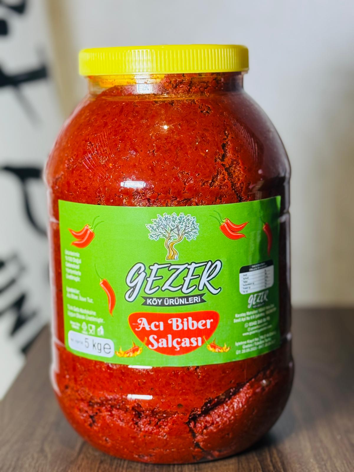 YÖRESEL ACI BİBER SALÇASI